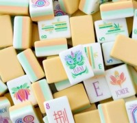 Durable acrylic mahjong