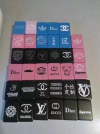 Acrylic mahjong tiles