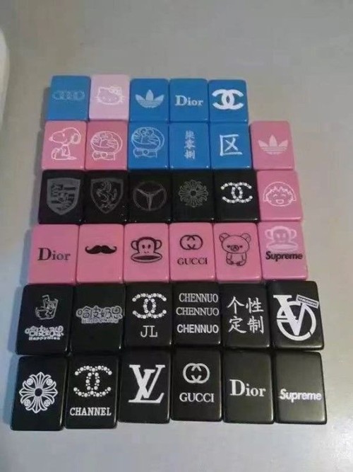 Acrylic mahjong tiles